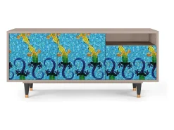 Sale Mueble de TV - 125х56х41 cm - T7 - Gaudi's Lizard, Latte Bege
