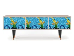Móvel De Tv| Mueble de TV - 170х59х48 cm - T4 - Gaudi's Lizard, Latte Bege