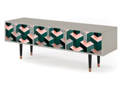 Mueble de TV - 170х59х48 cm - T4 - Geometric Madness, Areia^ Móvel De Tv