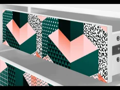 Mueble de TV - 170х59х48 cm - T4 - Geometric Madness, Branco^ Móvel De Tv