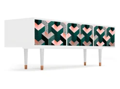 Mueble de TV - 170х59х48 cm - T4 - Geometric Madness, Branco^ Móvel De Tv