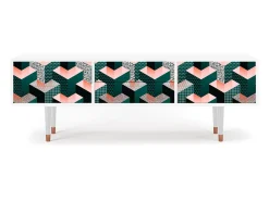 Mueble de TV - 170х59х48 cm - T4 - Geometric Madness, Branco^ Móvel De Tv