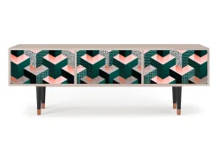 Móvel De Tv| Mueble de TV - 170х59х48 cm - T4 - Geometric Madness, Latte Bege