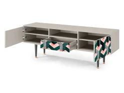 Mueble de TV - 170х59х41 cm - T6 - Geometric Madness, Areia^ Móvel De Tv