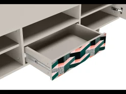 Mueble de TV - 170х59х41 cm - T6 - Geometric Madness, Areia^ Móvel De Tv
