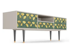 Discount Mueble de TV - 170х59х41 cm - T6 - Gingko leaves, Areia Bege