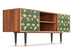 Mueble de TV - 170х69х48 cm - T2 - Gingko leaves, Nogueira^ Móvel De Tv