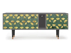 Mueble de TV - 170х69х48 cm - T1 - Gingko leaves, Cinza^ Móvel De Tv