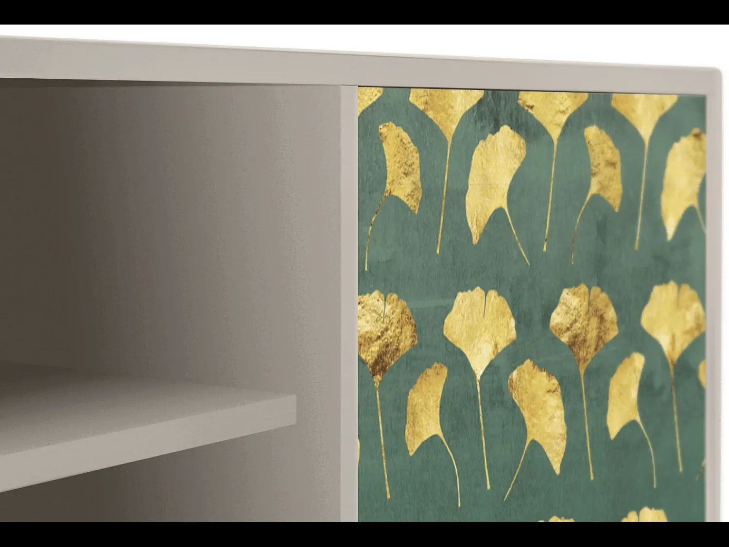 Mueble de TV - 170х69х48 cm - T2 - Gingko leaves, Areia^ Móvel De Tv