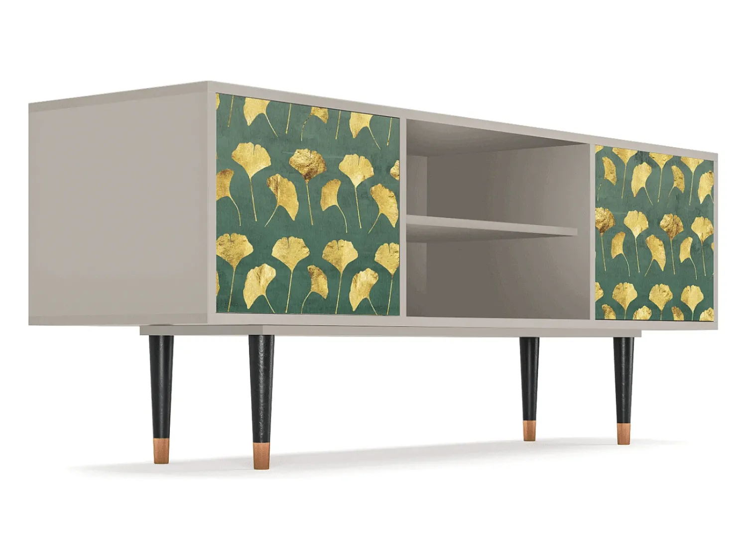 Mueble de TV - 170х69х48 cm - T2 - Gingko leaves, Areia^ Móvel De Tv