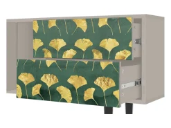 Mueble de TV - 170х69х48 cm - T1 - Gingko leaves, Areia Bege