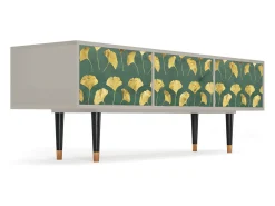 Móvel De Tv* Mueble de TV - 170х59х48 cm - T4 - Gingko leaves, Areia Bege