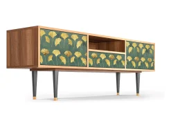 Mueble de TV - 170х59х41 cm - T6 - Gingko leaves, Nogueira^ Móvel De Tv