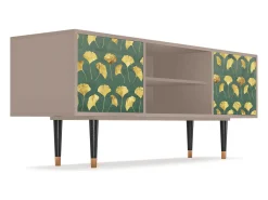 Móvel De Tv* Mueble de TV - 170х69х48 cm - T2 - Gingko leaves, Latte Bege