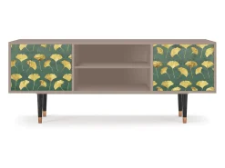Móvel De Tv* Mueble de TV - 170х69х48 cm - T2 - Gingko leaves, Latte Bege