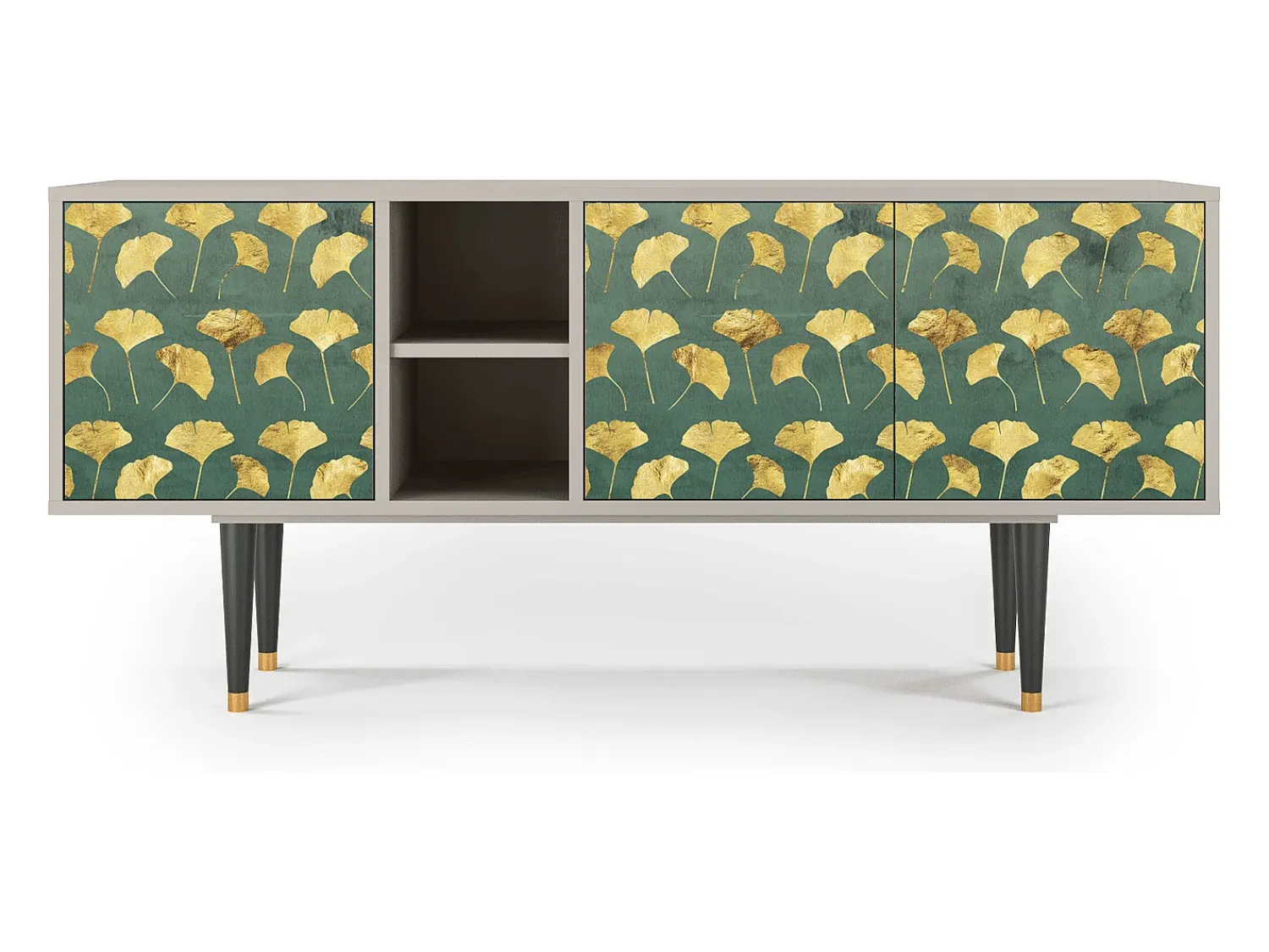 Mueble de TV - 150х69х41 cm - T5 - Gingko leaves, Areia^ Móvel De Tv