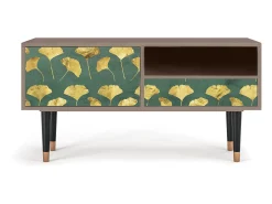 Móvel De Tv* Mueble de TV - 115х59х48 cm - T3 - Gingko leaves, Latte Bege