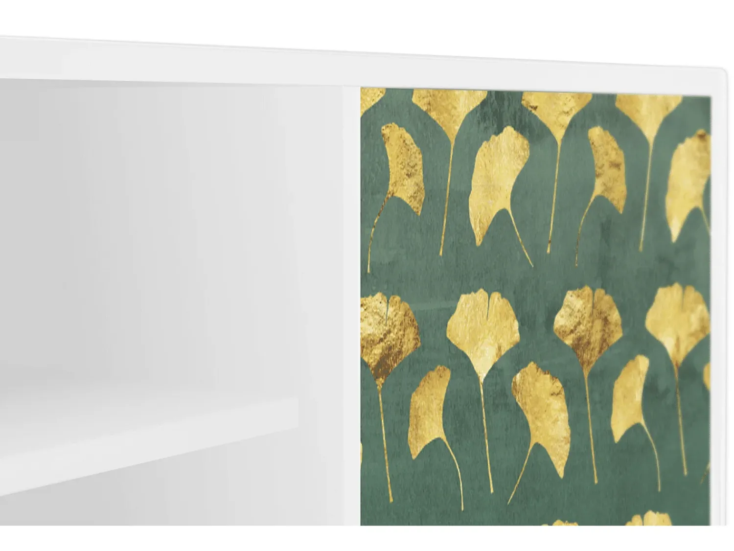 Móvel De Tv| Mueble de TV - 170х69х48 cm - T2 - Gingko leaves, Branco Bege