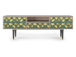 Móvel De Tv| Mueble de TV - 170х59х41 cm - T6 - Gingko leaves, Latte Bege