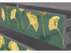 Móvel De Tv| Mueble de TV - 170х59х48 cm - T4 - Gingko leaves, Cinza Cinzento