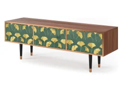 Móvel De Tv* Mueble de TV - 170х59х48 cm - T4 - Gingko leaves, Nogueira Castanho