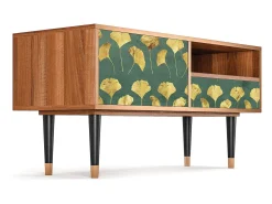 Discount Mueble de TV - 115х59х48 cm - T3 - Gingko leaves, Nogueira Castanho