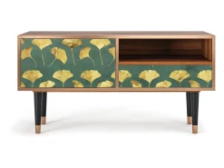 Discount Mueble de TV - 115х59х48 cm - T3 - Gingko leaves, Nogueira Castanho