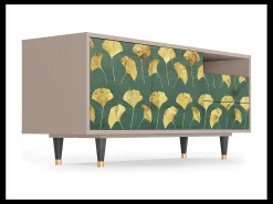 Mueble de TV - 125х56х41 cm - T7 - Gingko leaves, Latte^ Móvel De Tv
