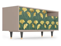 Mueble de TV - 125х56х41 cm - T7 - Gingko leaves, Latte^ Móvel De Tv