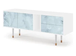 Móvel De Tv| Mueble de TV - 170х69х48 cm - T1 - Glacial Colour, Branco Bege