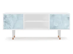 Móvel De Tv| Mueble de TV - 170х69х48 cm - T2 - Glacial Colour, Branco Bege