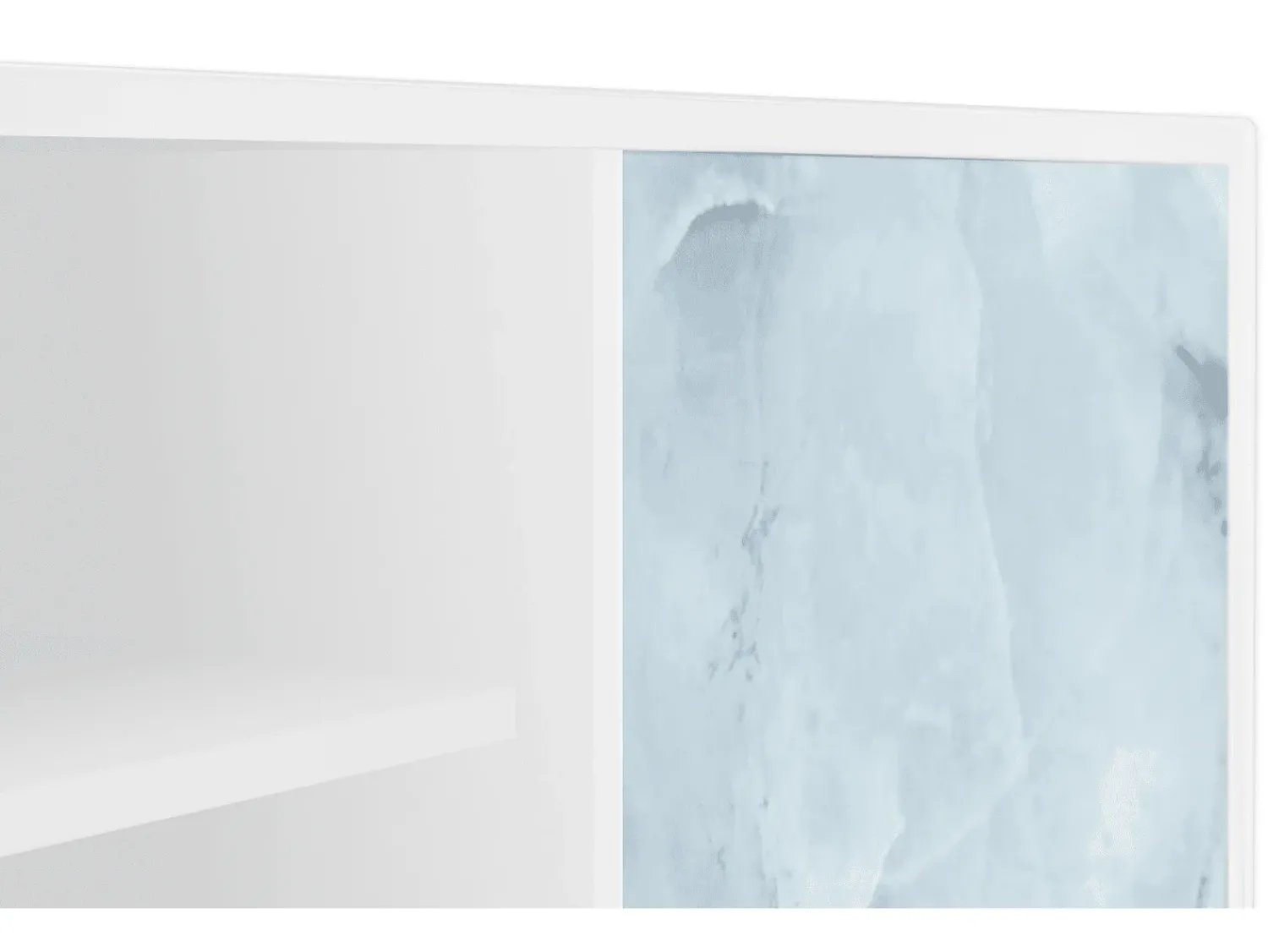 Móvel De Tv| Mueble de TV - 170х69х48 cm - T2 - Glacial Colour, Branco Bege