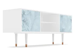 Móvel De Tv| Mueble de TV - 170х69х48 cm - T2 - Glacial Colour, Branco Bege
