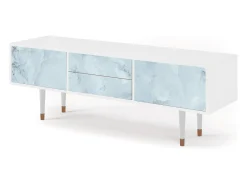 Sale Mueble de TV - 170х59х48 cm - T4 - Glacial Colour, Branco Bege