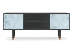 Móvel De Tv| Mueble de TV - 170х69х48 cm - T2 - Glacial Colour, Antracite Cinza antracite