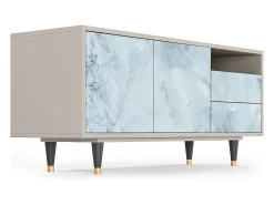 Mueble de TV - 125х56х41 cm - T7 - Glacial Colour, Areia^ Móvel De Tv