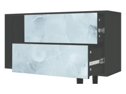 Mueble de TV - 170х69х48 cm - T1 - Glacial Colour, Antracite^ Móvel De Tv
