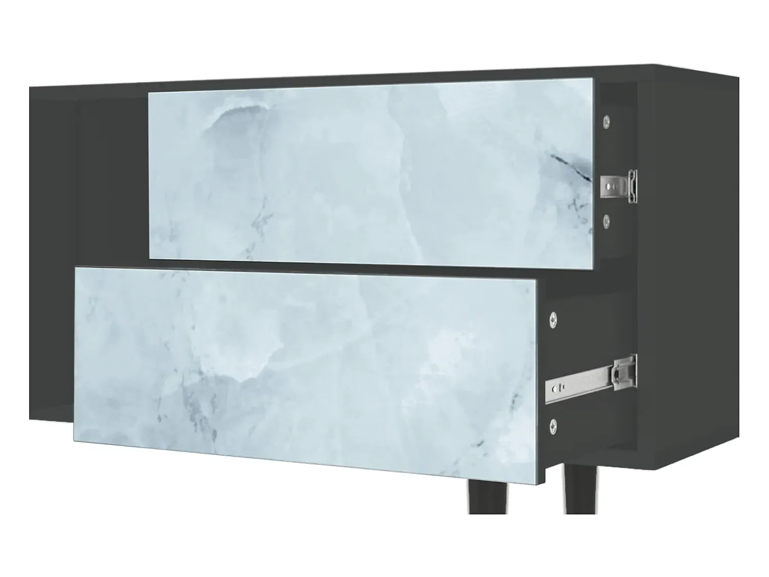 Mueble de TV - 170х69х48 cm - T1 - Glacial Colour, Antracite^ Móvel De Tv
