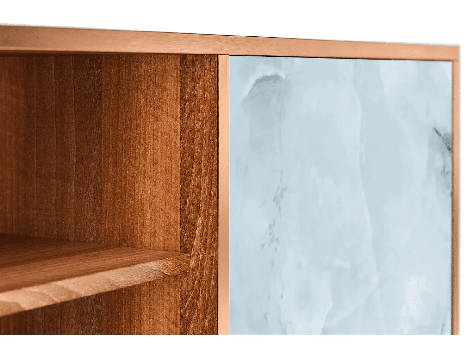 Sale Mueble de TV - 170х69х48 cm - T2 - Glacial Colour, Nogueira Castanho