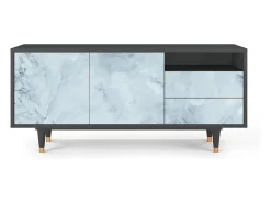 Mueble de TV - 125х56х41 cm - T7 - Glacial Colour, Antracite^ Móvel De Tv