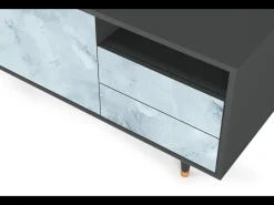 Mueble de TV - 125х56х41 cm - T7 - Glacial Colour, Antracite^ Móvel De Tv