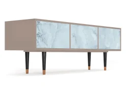 Móvel De Tv| Mueble de TV - 170х59х48 cm - T4 - Glacial Colour, Latte Bege
