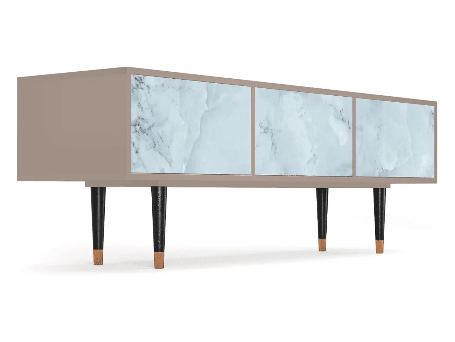 Móvel De Tv| Mueble de TV - 170х59х48 cm - T4 - Glacial Colour, Latte Bege