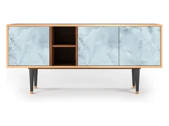 Móvel De Tv* Mueble de TV - 150х69х41 cm - T5 - Glacial Colour, Nogueira Castanho