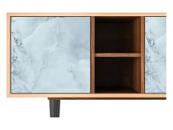 Móvel De Tv* Mueble de TV - 150х69х41 cm - T5 - Glacial Colour, Nogueira Castanho
