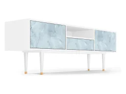 Móvel De Tv| Mueble de TV - 170х59х41 cm - T6 - Glacial Colour, Branco Bege