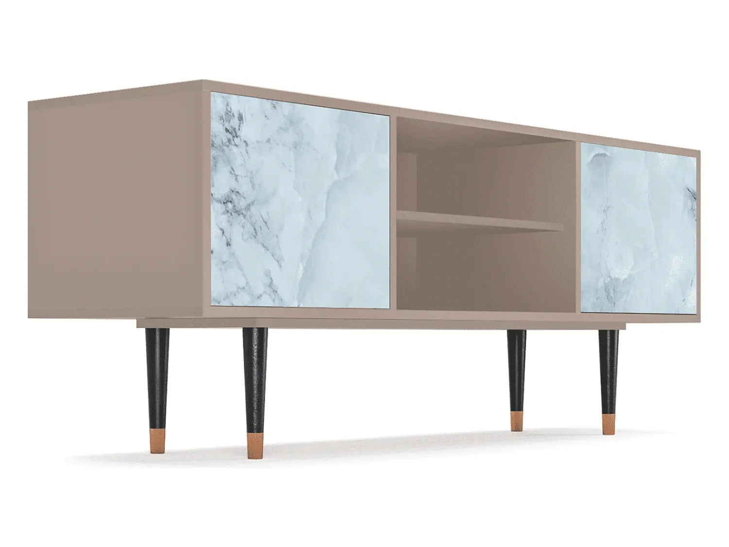 Discount Mueble de TV - 170х69х48 cm - T2 - Glacial Colour, Latte Bege