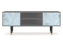 Móvel De Tv* Mueble de TV - 170х69х48 cm - T2 - Glacial Colour, Cinza Cinzento