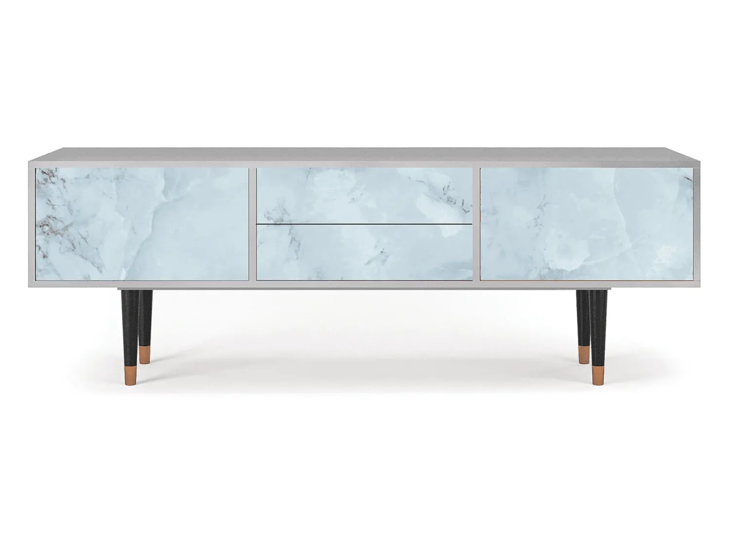 Mueble de TV - 170х59х48 cm - T4 - Glacial Colour, Cinza^ Móvel De Tv