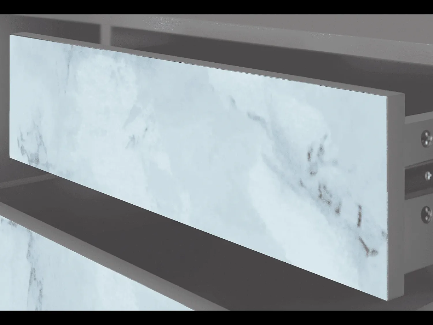 Mueble de TV - 170х59х48 cm - T4 - Glacial Colour, Cinza^ Móvel De Tv